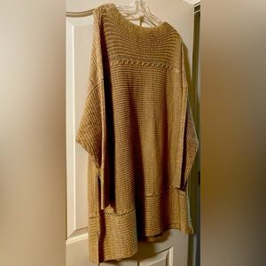 COLOR IS REALLY BEIGE. Had to reposh and never wore.  size 3x/4x  36 INCH LONG